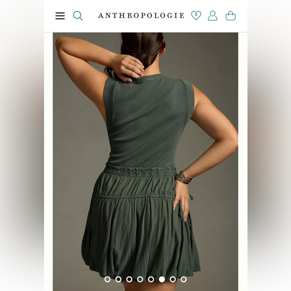 Anthropologie Green Women's Dress - Picture 6 of 16